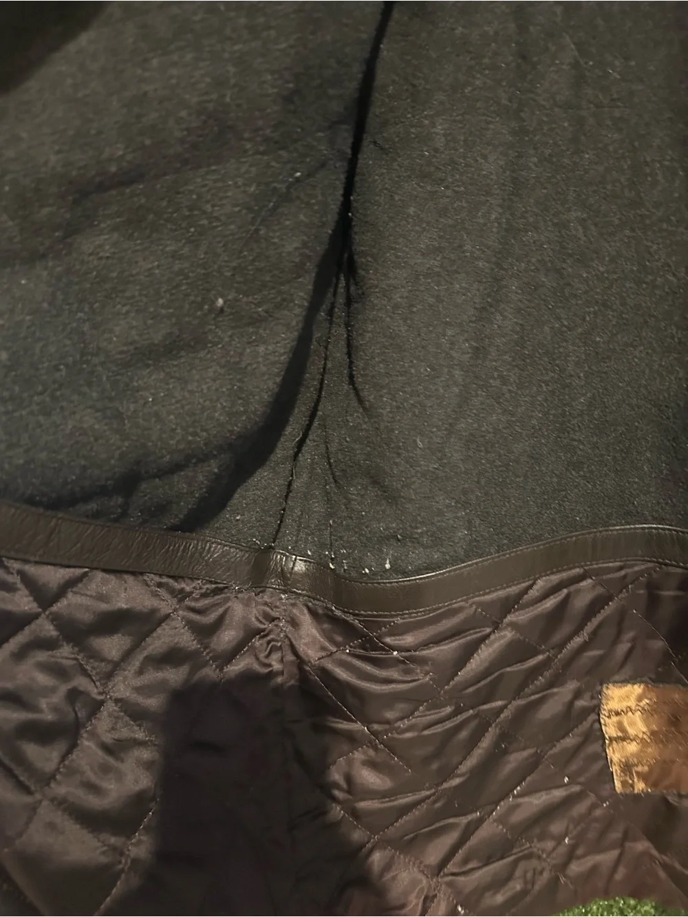 J. Crew Vintage 1990’s Leather Button-Front Jacket in Dark Brown